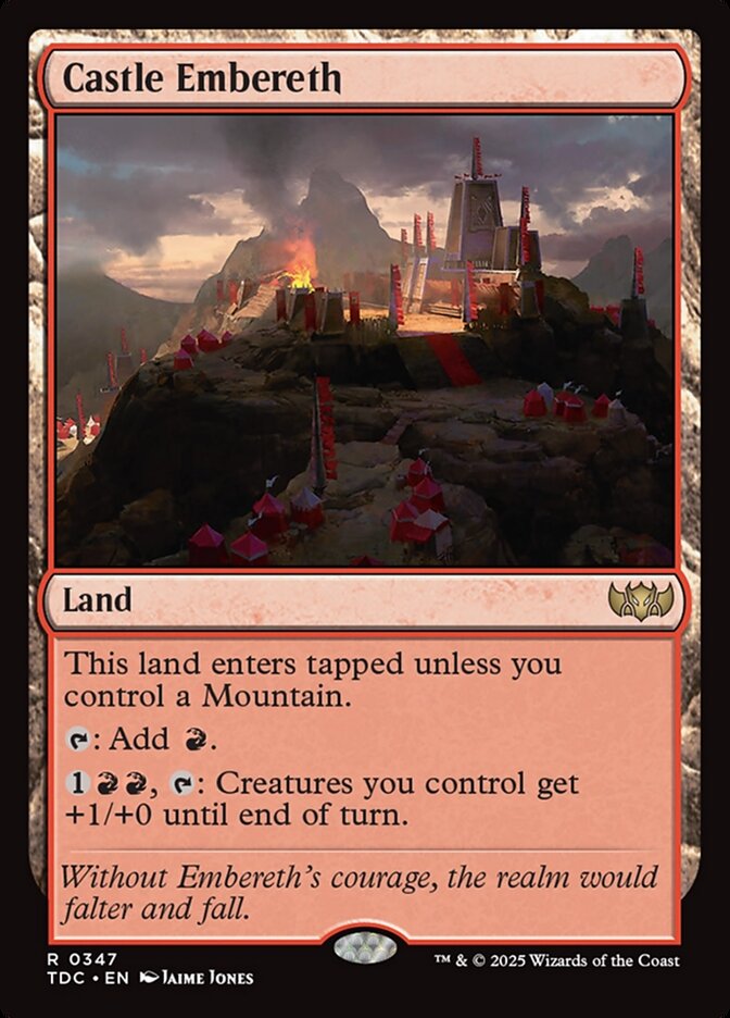 Castle Embereth 347 (Commander: Tarkir: Dragonstorm)  | Good Games Modbury
