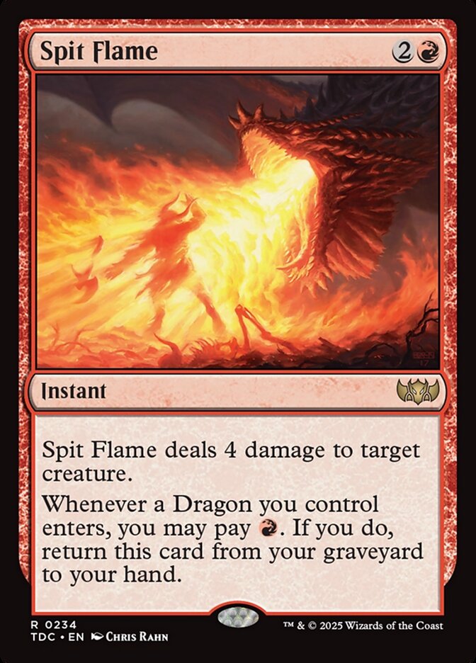 Spit Flame 234 (Commander: Tarkir: Dragonstorm)  | Good Games Modbury