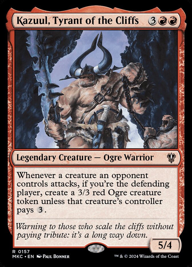 Kazuul, Tyrant of the Cliffs 157/311 (Commander: Murders at Karlov Manor)  | Good Games Modbury