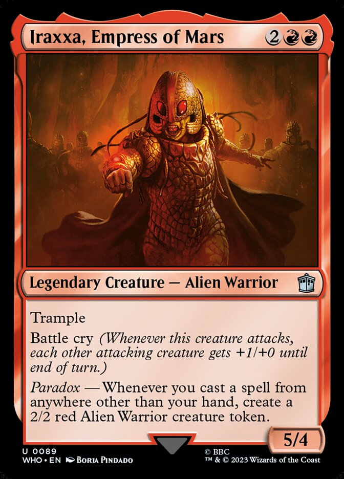Iraxxa, Empress of Mars 89/331 (Universes Beyond: Doctor Who)  - Foil | Good Games Modbury