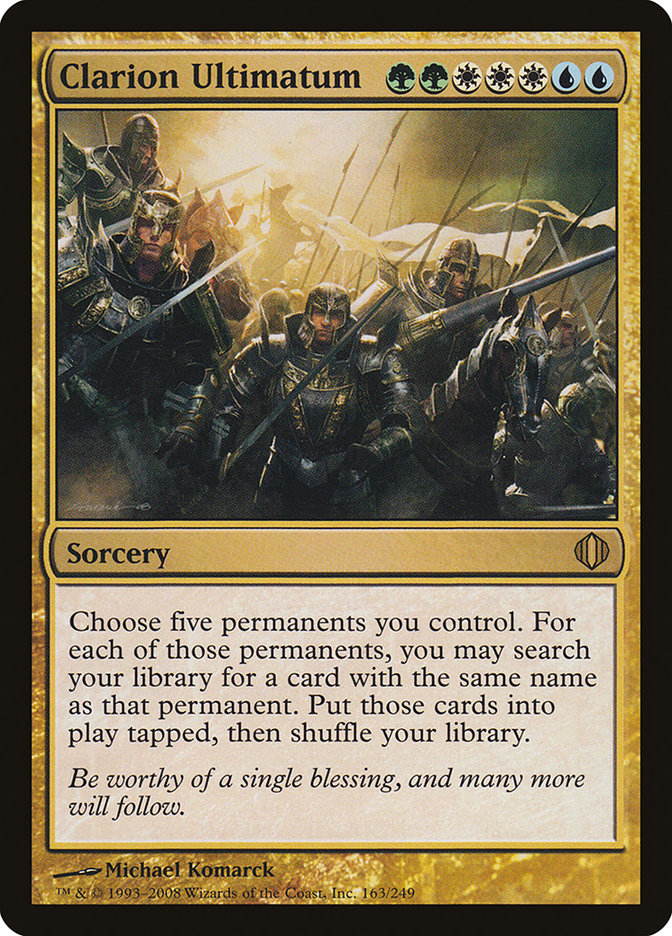Clarion Ultimatum 163/249 (Shards of Alara)  | Good Games Modbury