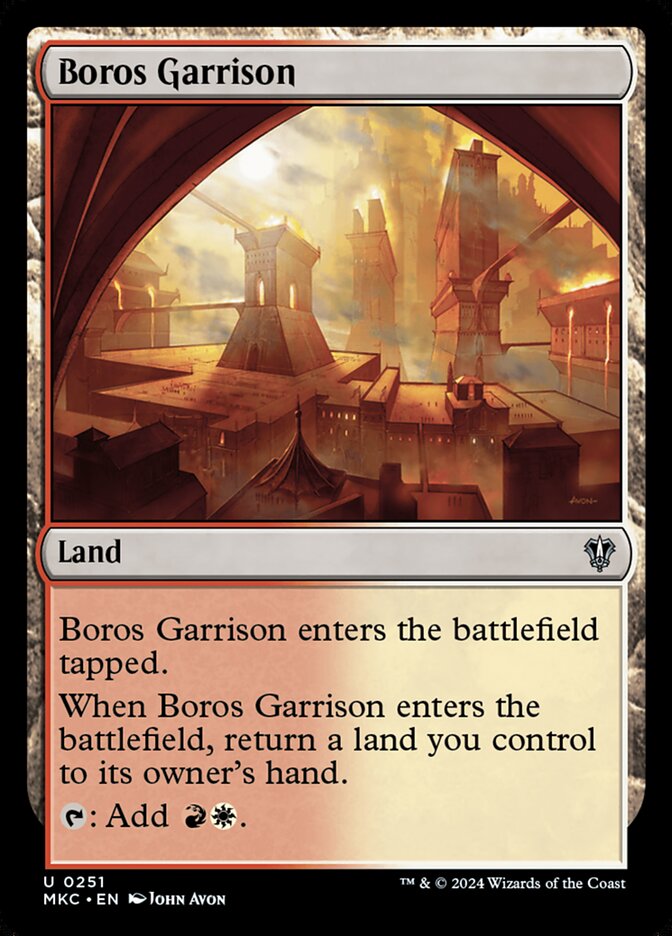 Boros Garrison 251/311 (Commander: Murders at Karlov Manor)  | Good Games Modbury