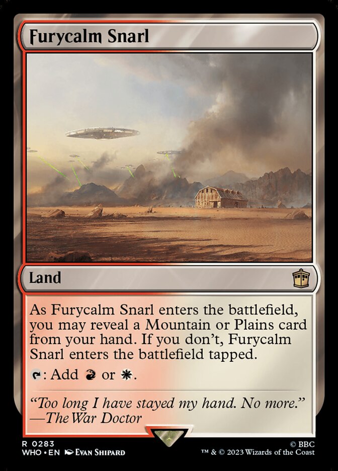 Furycalm Snarl 283/331 (Universes Beyond: Doctor Who)  - Foil | Good Games Modbury