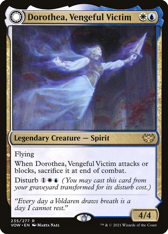 Dorothea, Vengeful Victim // Dorothea's Retribution 235/277 (Innistrad: Crimson Vow)  | Good Games Modbury