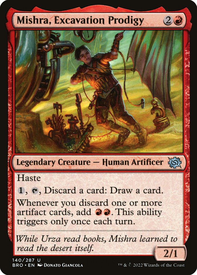 Mishra, Excavation Prodigy 140/287 (The Brothers' War)  | Good Games Modbury
