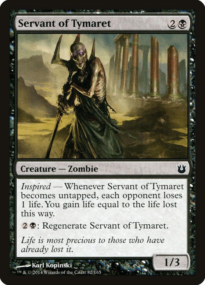 Servant of Tymaret 82/165 (Born of the Gods)  - Foil | Good Games Modbury