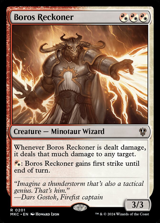 Boros Reckoner 201/311 (Commander: Murders at Karlov Manor)  | Good Games Modbury