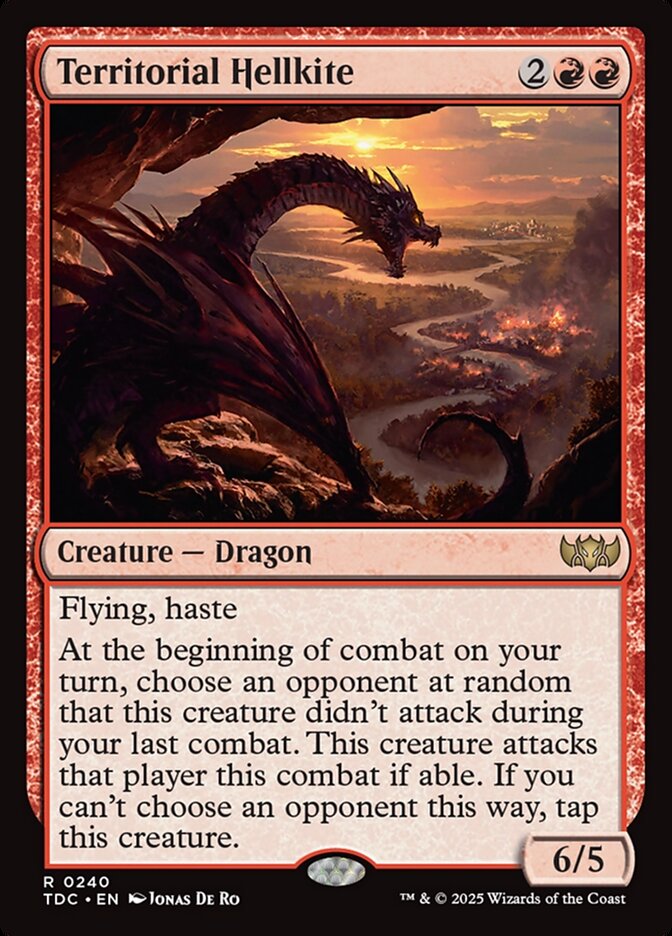 Territorial Hellkite 240 (Commander: Tarkir: Dragonstorm)  | Good Games Modbury