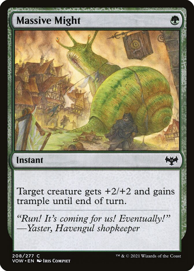 Massive Might 208/277 (Innistrad: Crimson Vow)  | Good Games Modbury