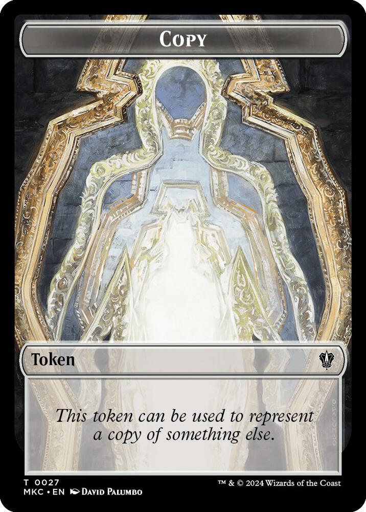 Copy Zombie Double Sided Token 27 // 11 (Commander: Murders at Karlov Manor)  | Good Games Modbury