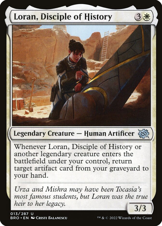 Loran, Disciple of History 13 (The Brothers' War)  - Foil | Good Games Modbury