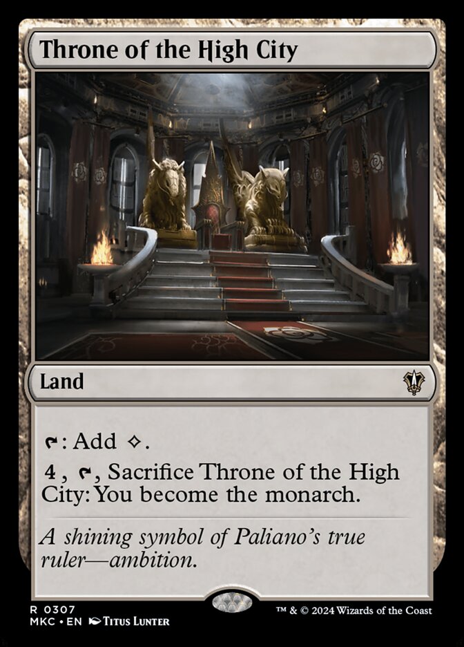 Throne of the High City 307/311 (Commander: Murders at Karlov Manor)  | Good Games Modbury