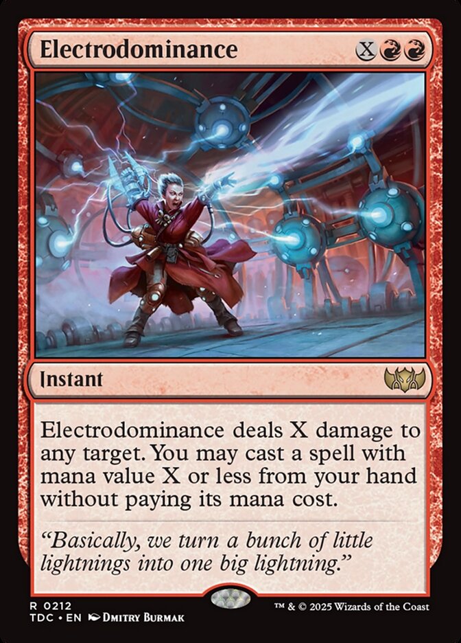 Electrodominance 212 (Commander: Tarkir: Dragonstorm)  | Good Games Modbury