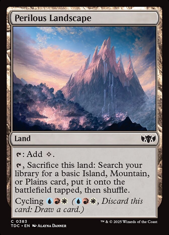 Perilous Landscape 383 (Commander: Tarkir: Dragonstorm)  | Good Games Modbury