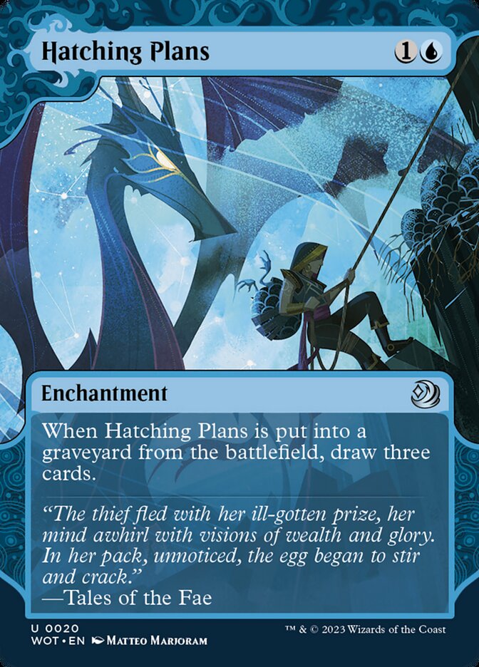 Hatching Plans 20/63 (Wilds of Eldraine: Enchanting Tales)  - Showcase Foil | Good Games Modbury