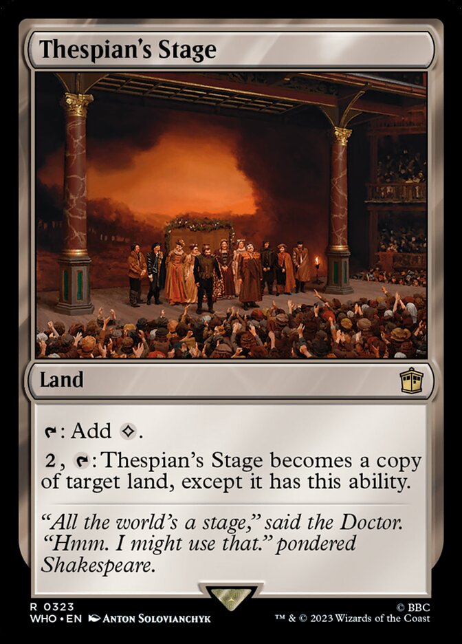 Thespian's Stage 323/331 (Universes Beyond: Doctor Who)  - Foil | Good Games Modbury