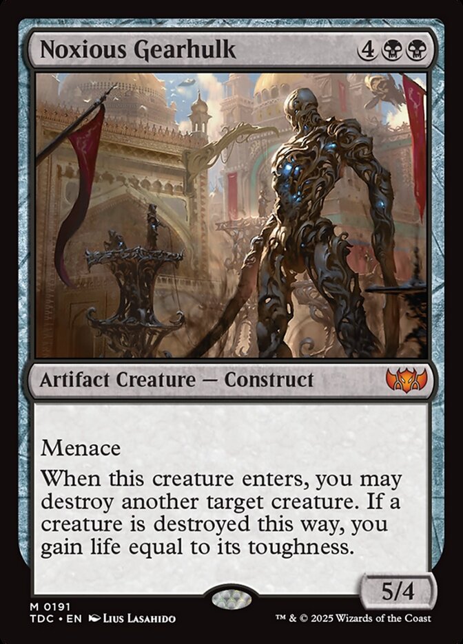 Noxious Gearhulk 191 (Commander: Tarkir: Dragonstorm)  | Good Games Modbury