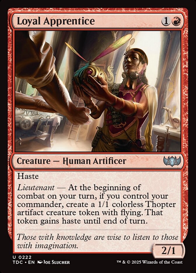 Loyal Apprentice 222 (Commander: Tarkir: Dragonstorm)  | Good Games Modbury