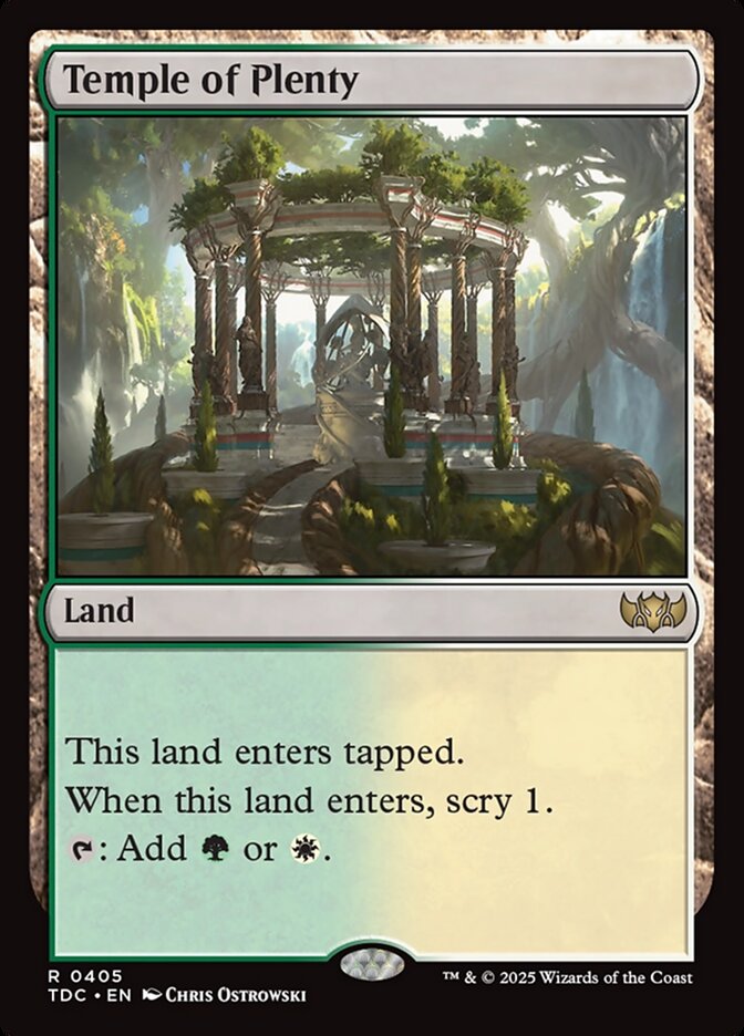 Temple of Plenty 405/413 (Commander: Tarkir: Dragonstorm)  | Good Games Modbury