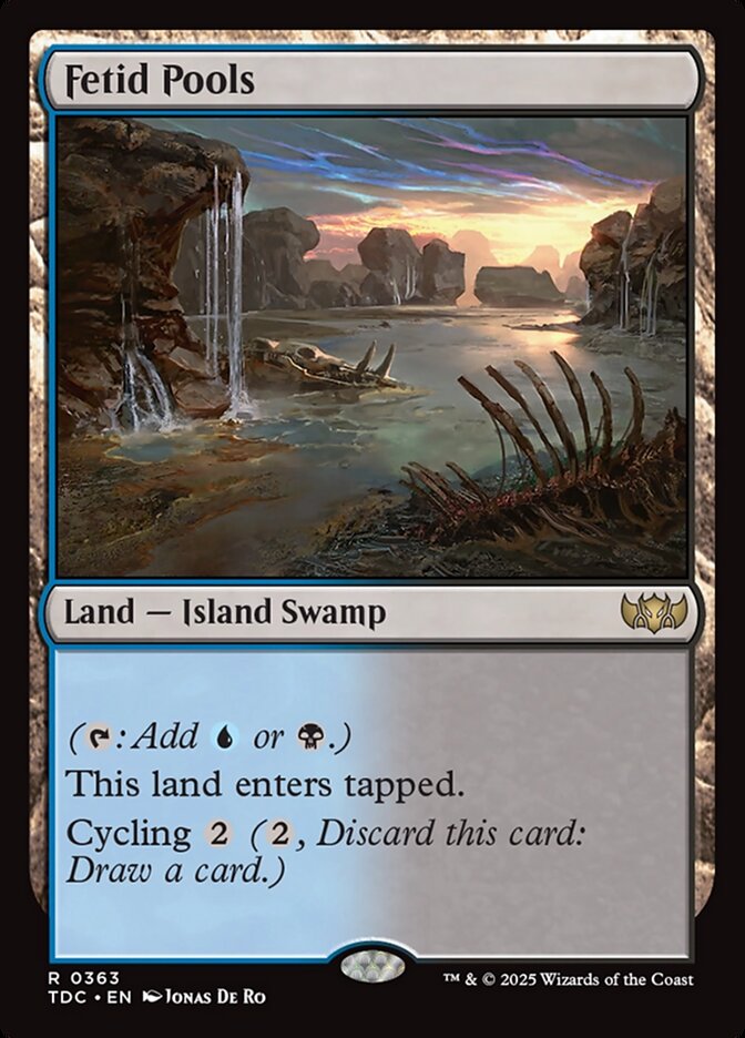 Fetid Pools 363 (Commander: Tarkir: Dragonstorm)  | Good Games Modbury