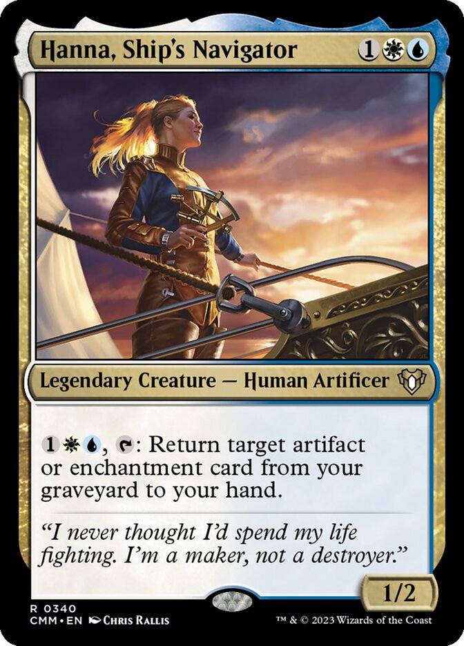 Hanna, Ship's Navigator 340/451 (Commander Masters)  - Foil | Good Games Modbury