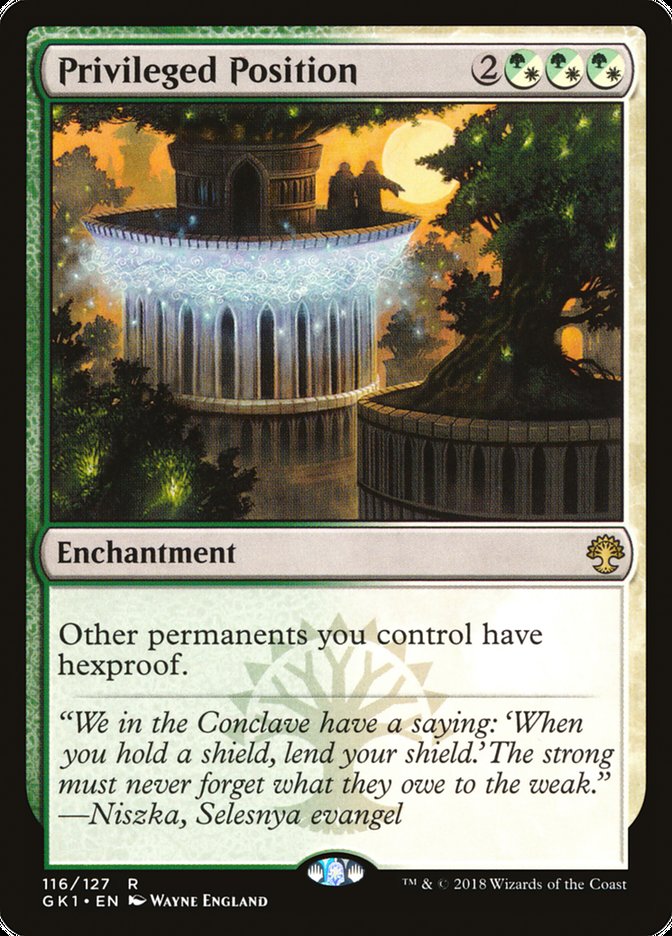 Privileged Position 116/127 (Guilds of Ravnica: Guild Kits)  | Good Games Modbury