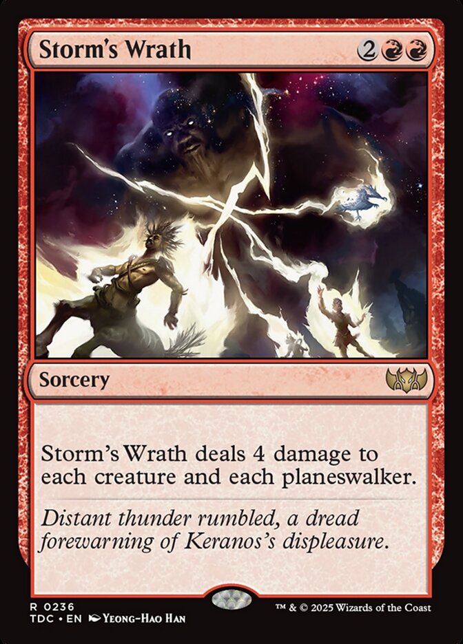 Storm's Wrath 236 (Commander: Tarkir: Dragonstorm)  | Good Games Modbury