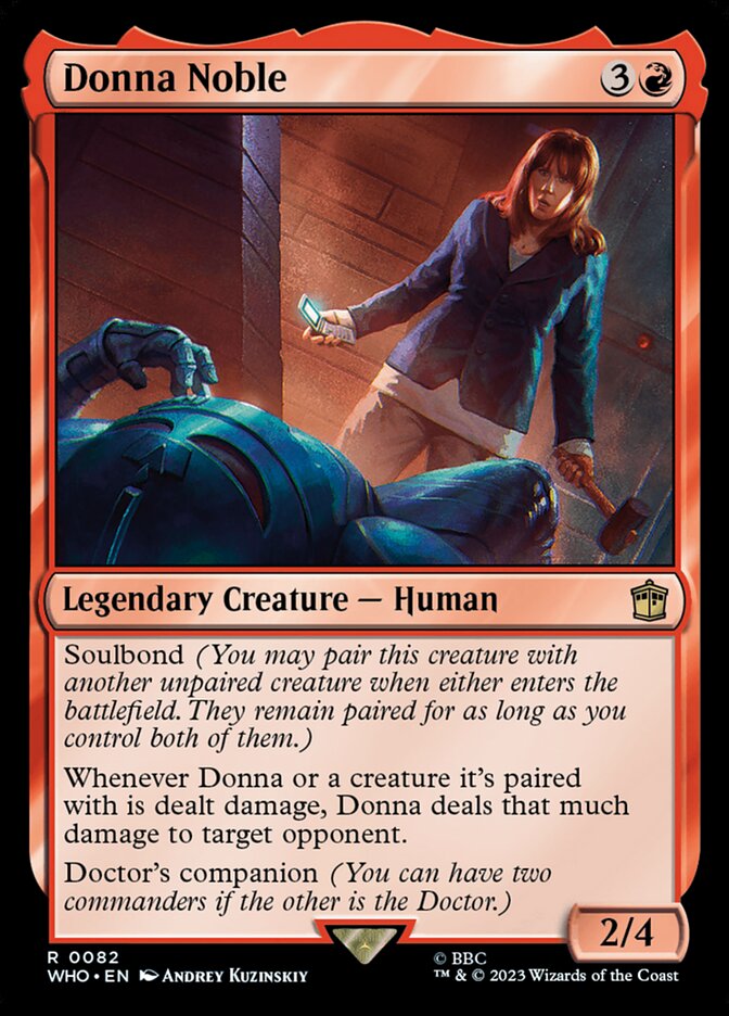 Donna Noble 82/331 (Universes Beyond: Doctor Who)  - Foil | Good Games Modbury