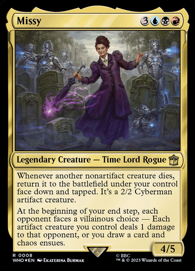 Missy 8/331 (Universes Beyond: Doctor Who)  - Foil | Good Games Modbury