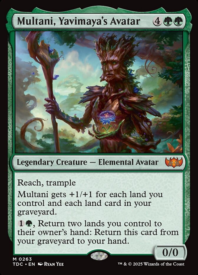 Multani, Yavimaya's Avatar 263 (Commander: Tarkir: Dragonstorm)  | Good Games Modbury