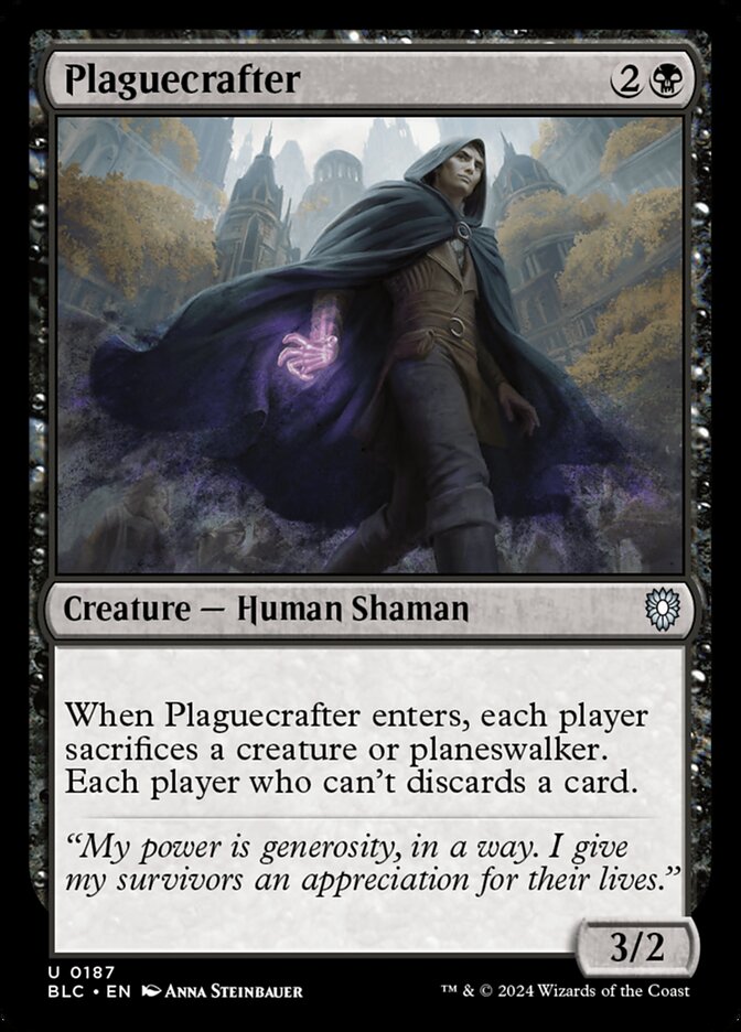 Plaguecrafter 187 (Commander: Bloomburrow)  | Good Games Modbury