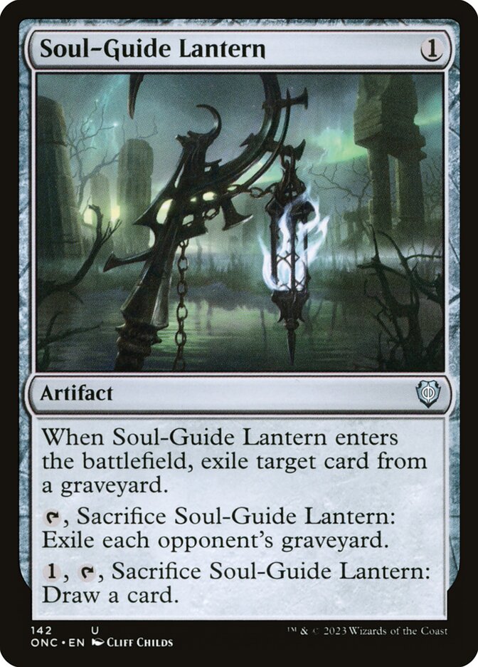 Soul-Guide Lantern 142/28 (Commander: Phyrexia: All Will Be One)  | Good Games Modbury