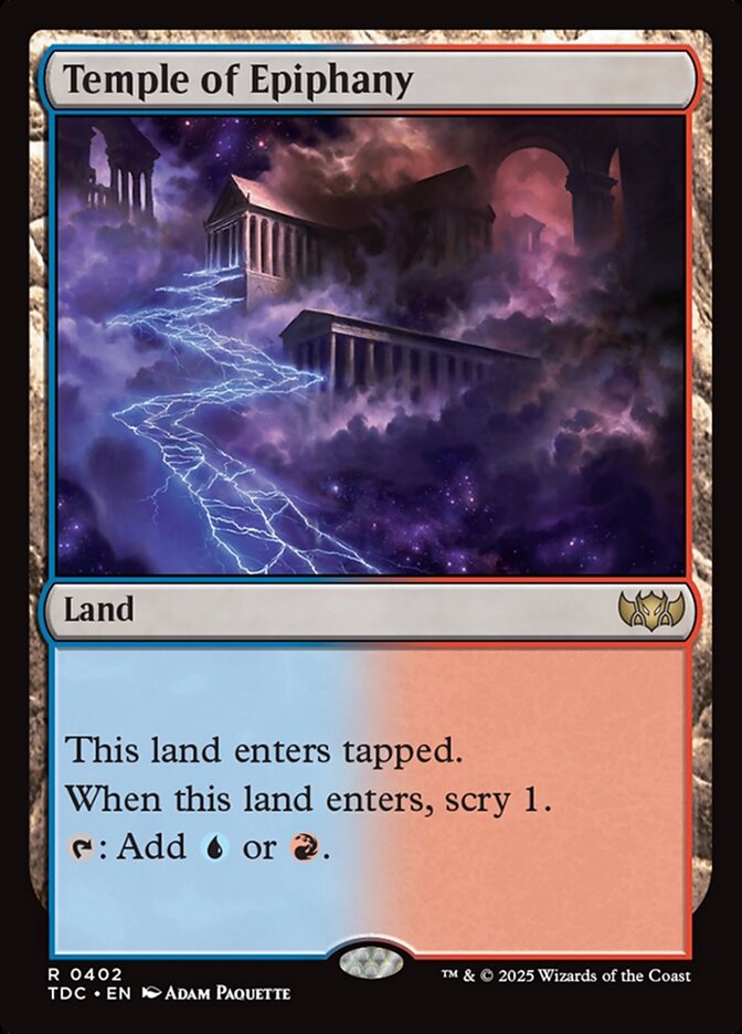 Temple of Epiphany 402 (Commander: Tarkir: Dragonstorm)  | Good Games Modbury