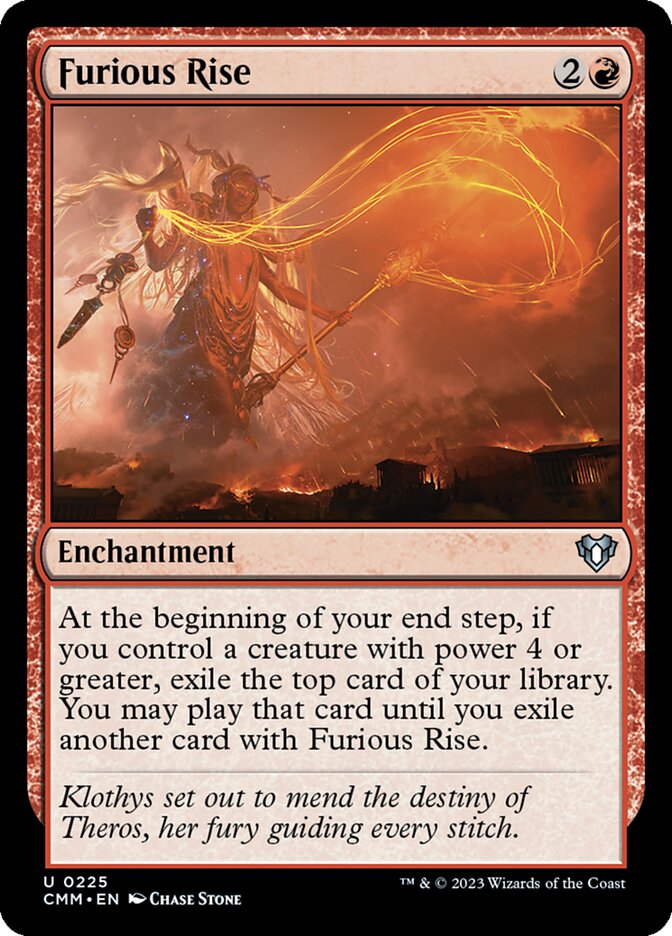 Furious Rise 225/451 (Commander Masters)  | Good Games Modbury