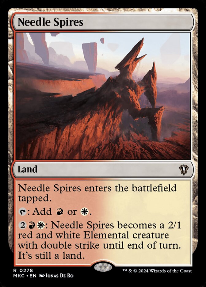 Needle Spires 278/311 (Commander: Murders at Karlov Manor)  | Good Games Modbury