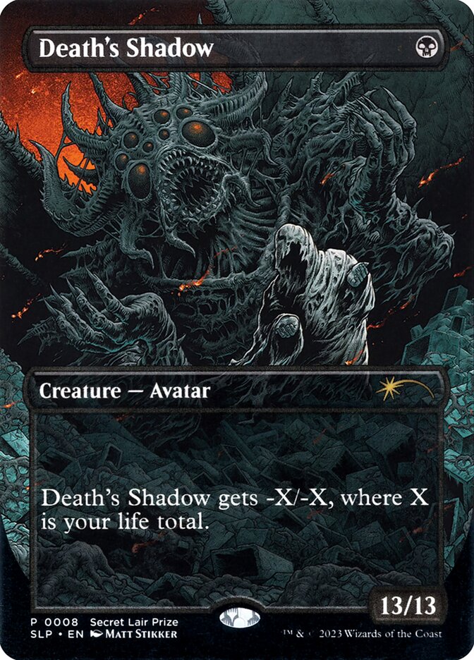 Death's Shadow 8/50 (Secret Lair Showdown)  - Borderless | Good Games Modbury