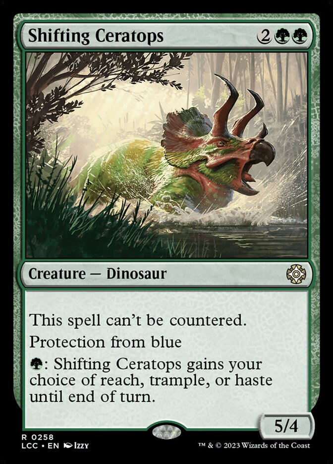 Shifting Ceratops 258/370 (Commander: The Lost Caverns of Ixalan)  | Good Games Modbury