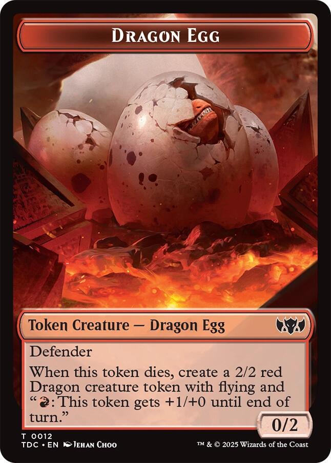 Dragon Egg // Dragon 12 // 13 (Commander: Tarkir: Dragonstorm)  | Good Games Modbury