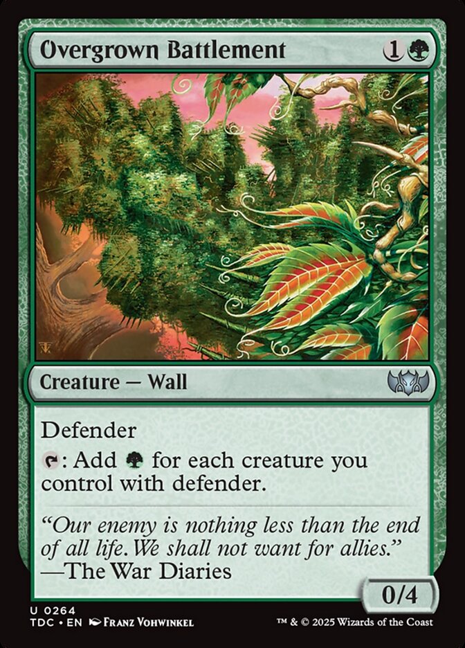Overgrown Battlement 264 (Commander: Tarkir: Dragonstorm)  | Good Games Modbury