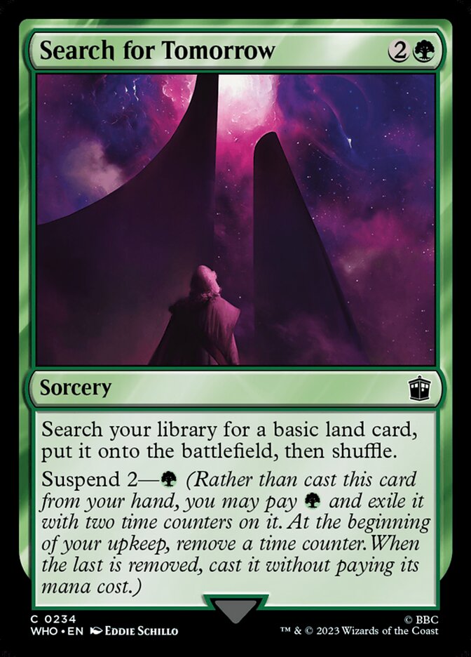 Search for Tomorrow 234/331 (Universes Beyond: Doctor Who)  - Foil | Good Games Modbury