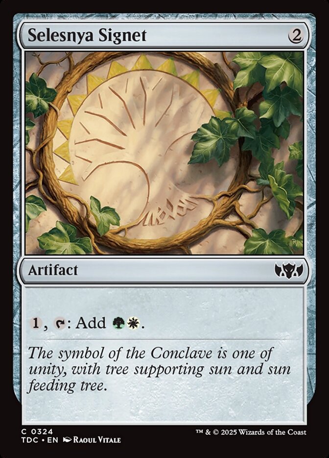 Selesnya Signet 324 (Commander: Tarkir: Dragonstorm)  | Good Games Modbury