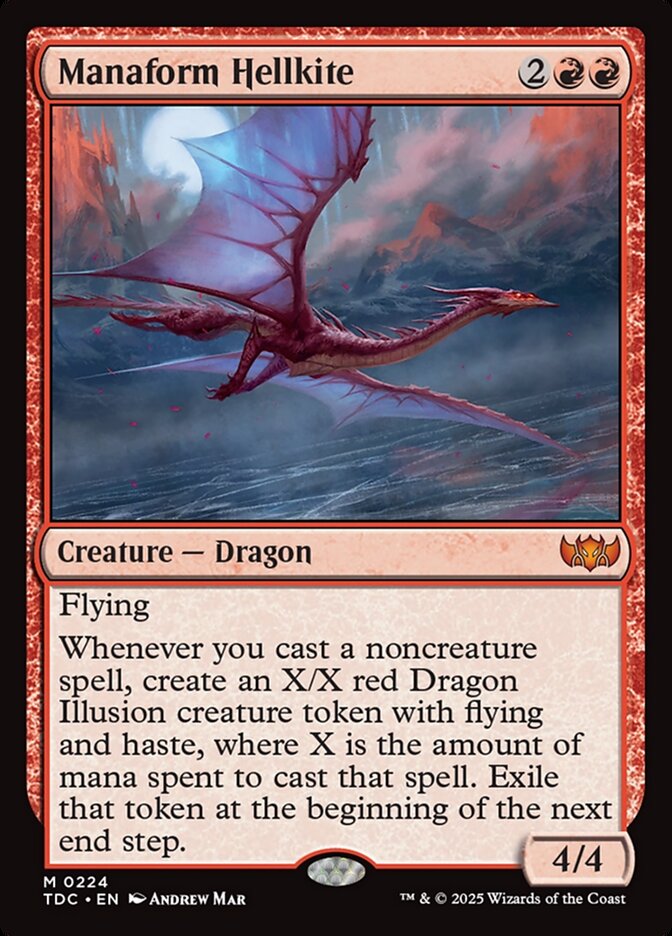 Manaform Hellkite 224 (Commander: Tarkir: Dragonstorm)  | Good Games Modbury