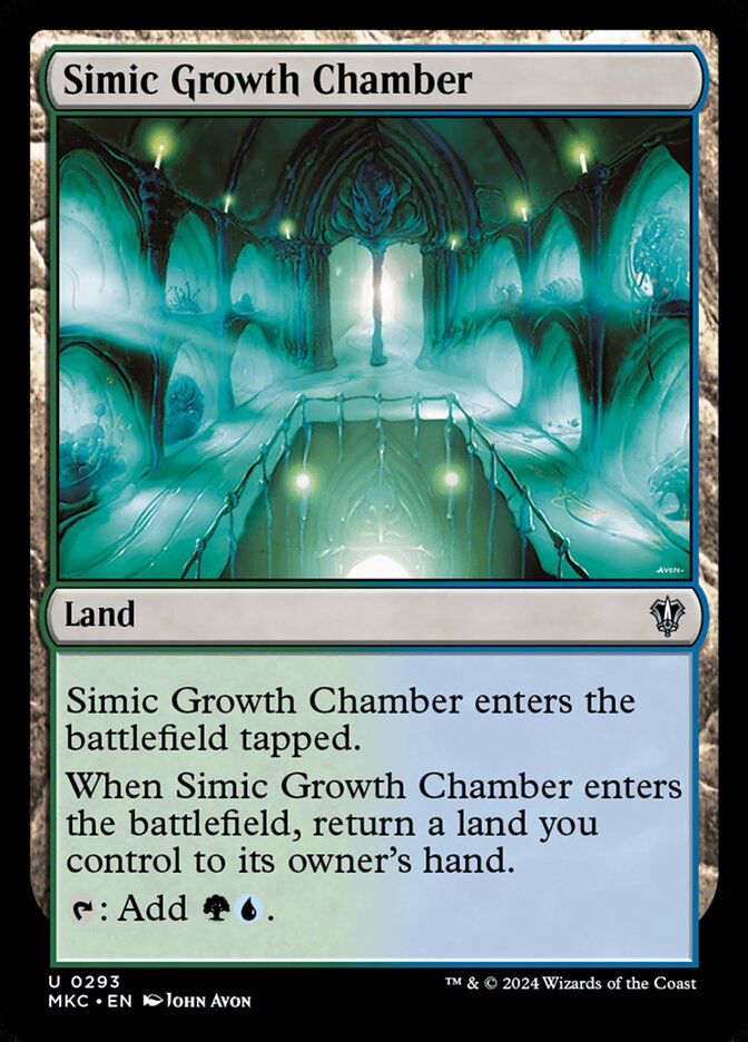 Simic Growth Chamber 293/311 (Commander: Murders at Karlov Manor)  | Good Games Modbury