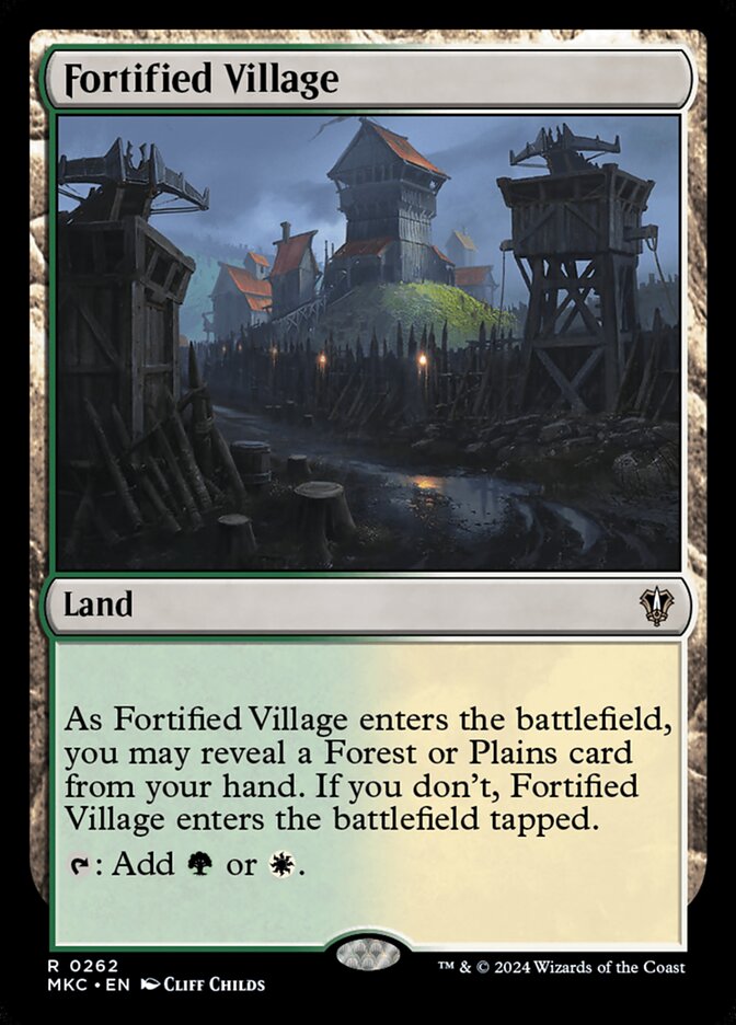 Fortified Village 262/311 (Commander: Murders at Karlov Manor)  | Good Games Modbury