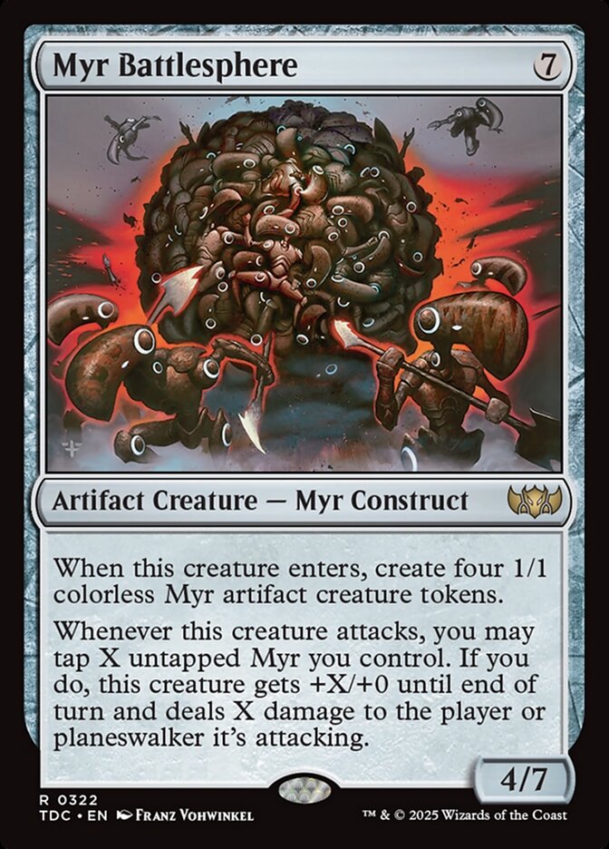 Myr Battlesphere 322 (Commander: Tarkir: Dragonstorm)  | Good Games Modbury