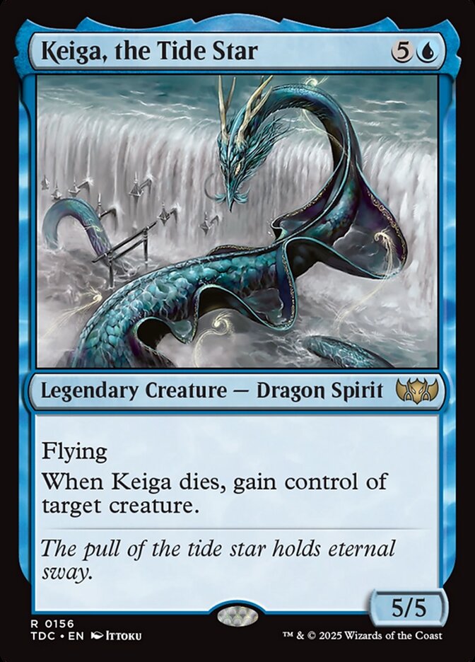 Keiga, the Tide Star 156 (Commander: Tarkir: Dragonstorm)  | Good Games Modbury