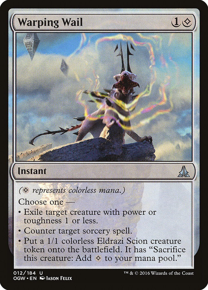 Warping Wail 12/184 (Oath of the Gatewatch)  - Foil | Good Games Modbury