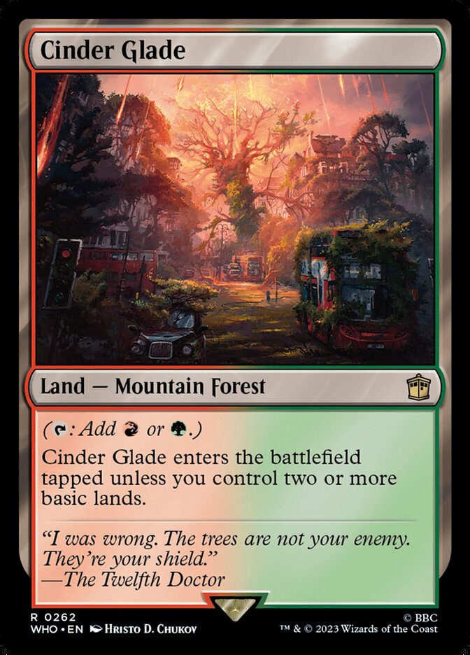 Cinder Glade 262/331 (Universes Beyond: Doctor Who)  - Foil | Good Games Modbury