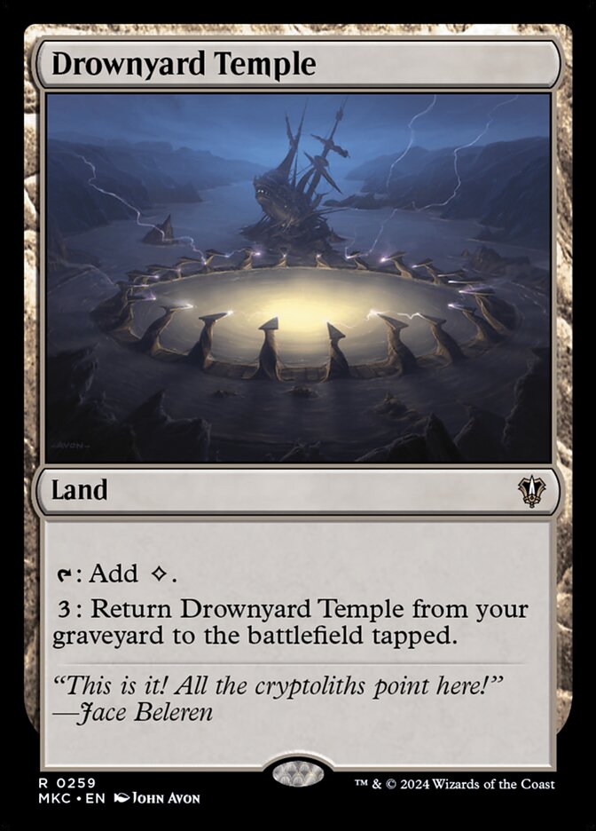 Drownyard Temple 259/311 (Commander: Murders at Karlov Manor)  | Good Games Modbury