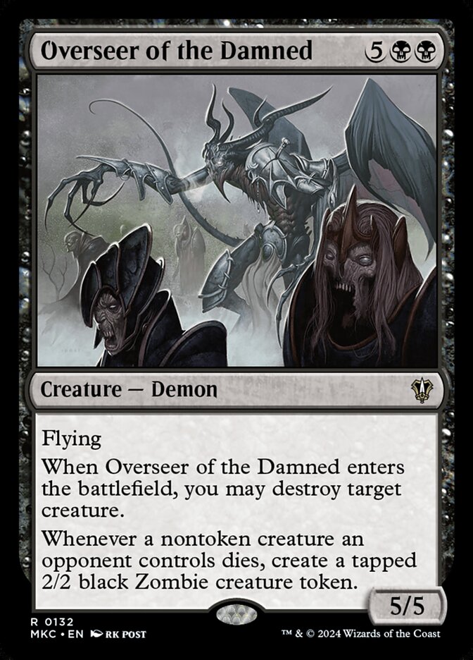 Overseer of the Damned 132/311 (Commander: Murders at Karlov Manor)  | Good Games Modbury